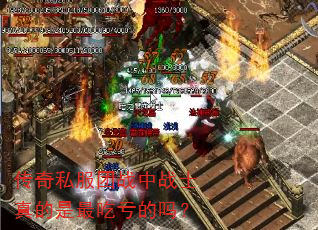 传奇私服团战中战士真的是最吃亏的吗? 传奇私服团战中战士真的是最吃亏的吗?