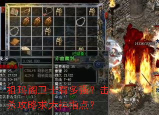 祖玛阁卫士有多强?击杀攻略求大神指点? 祖玛阁卫士有多强?击杀攻略求大神指点?