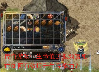 传奇游戏中生命值过低频繁死亡如何有效提升生存能力? 传奇游戏中生命值过低频繁死亡如何有效提升生存能力?