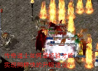 传奇道士如何混经验才能实现同样快的升级速度? 传奇道士如何混经验才能实现同样快的升级速度?