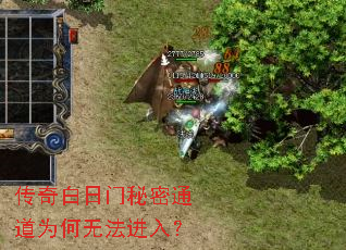 传奇白日门秘密通道为何无法进入? 传奇白日门秘密通道为何无法进入?
