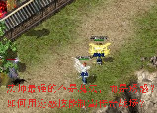 法师最强的不是魔法,而是诱惑?如何用诱惑技能制霸传奇战场? 法师最强的不是魔法,而是诱惑?如何用诱惑技能制霸传奇战场?