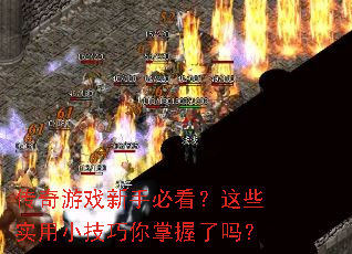 传奇游戏新手必看?这些实用小技巧你掌握了吗? 传奇游戏新手必看?这些实用小技巧你掌握了吗?