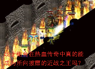 战士组合在热血传奇中真的能成为所向披靡的近战之王吗? 战士组合在热血传奇中真的能成为所向披靡的近战之王吗?