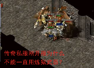 传奇私服刚开服为什么不能一直用炼狱武器? 传奇私服刚开服为什么不能一直用炼狱武器?