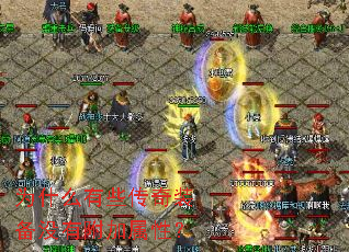 为什么有些传奇装备没有附加属性? 为什么有些传奇装备没有附加属性?