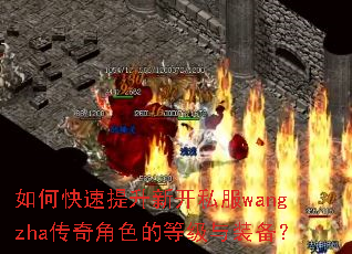 ��ο��������¿�˽��wangzha�����ɫ�ĵȼ���װ����