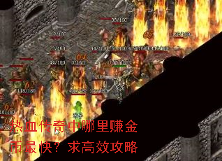 热血传奇中哪里赚金币最快?求高效攻略 热血传奇中哪里赚金币最快?求高效攻略